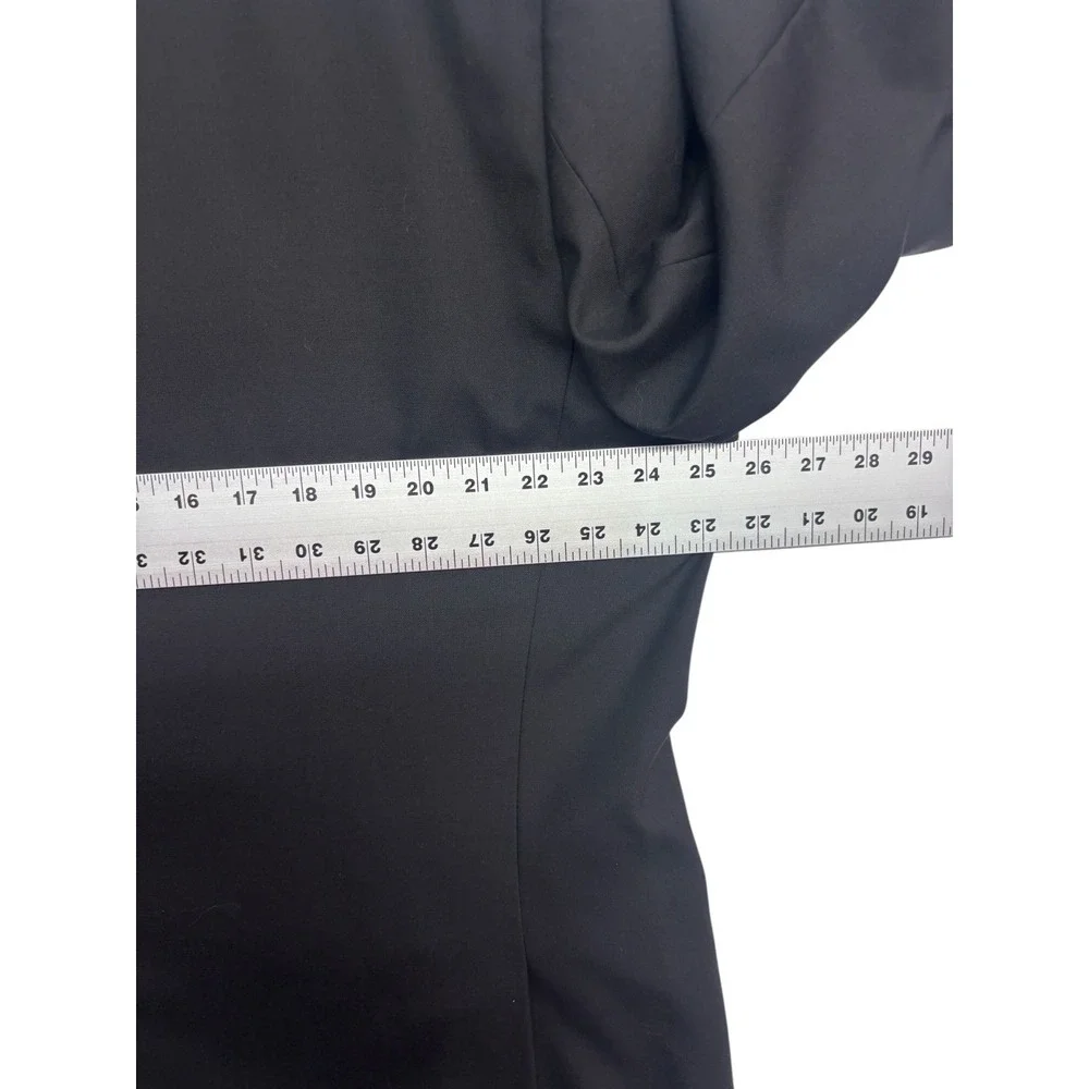 Pronto Uomo 48R 43x33 Black Tuxedo 2pc Pant Suit Wool Formal Evening Dinner Tux